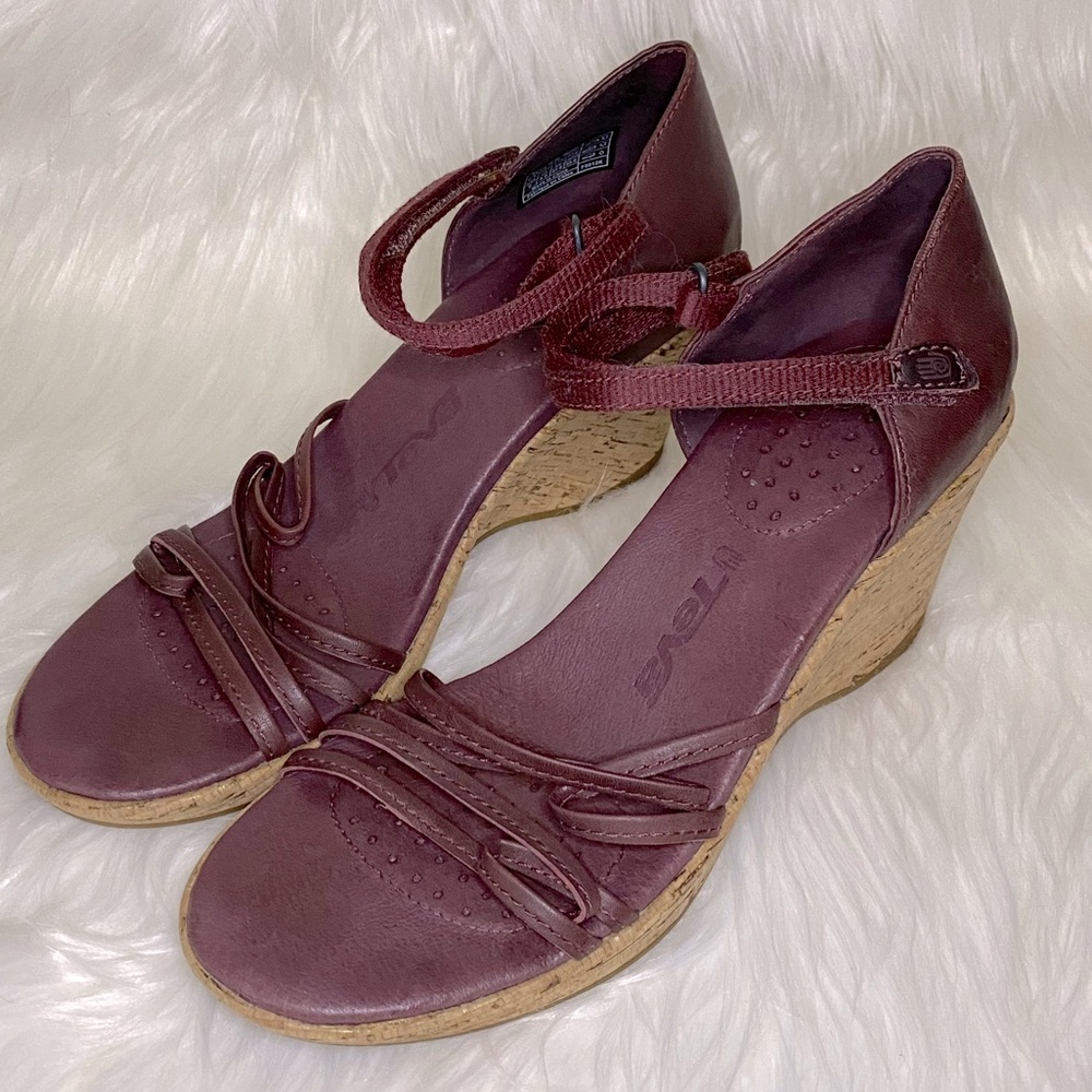 TEVA | Riviera Comfort Cork Wedge | 6